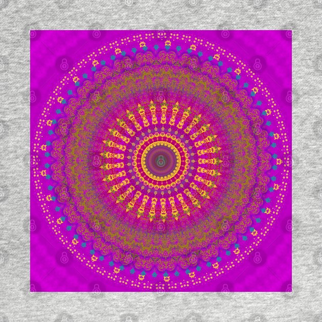 Brightest Blessings Mandala by InspiraImage